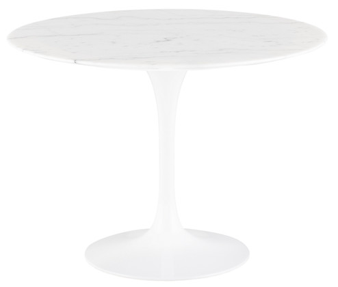 Cal Dining Table in White (325|HGEM845)