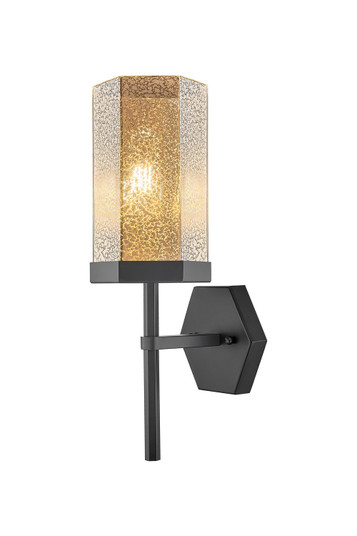 Downtown Urban One Light Wall Sconce in Matte Black (405|463-1W-BK-G463-8ME)