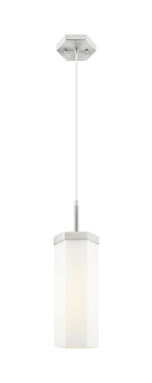 Downtown Urban One Light Pendant in Satin Nickel (405|463-1P-SN-G463-12WH)
