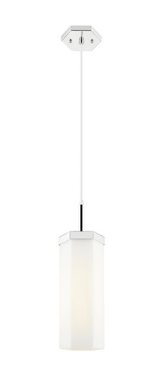 Downtown Urban One Light Pendant in Polished Nickel (405|463-1P-PN-G463-12WH)