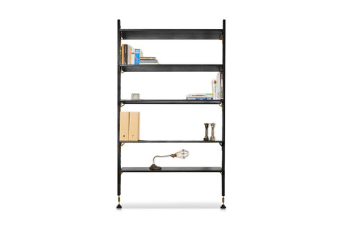 Theo Wall Unit With Shelves in Black (325|HGDA622)