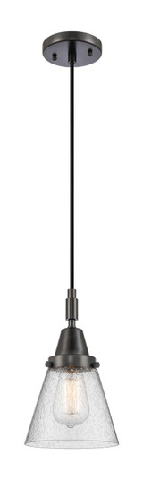 Caden One Light Pendant in Matte Black (405|447-1P-BK-G64)