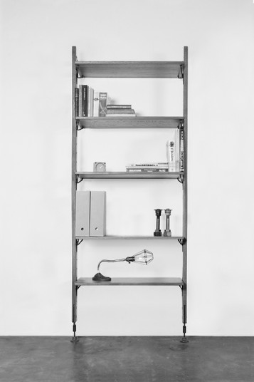 Theo Wall Unit With Shelves in Hard Fumed (325|HGDA450)