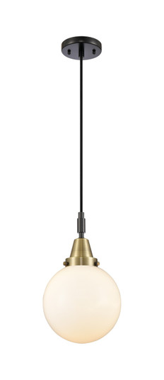 Caden One Light Pendant in Black Antique Brass (405|447-1P-BAB-G201-8)