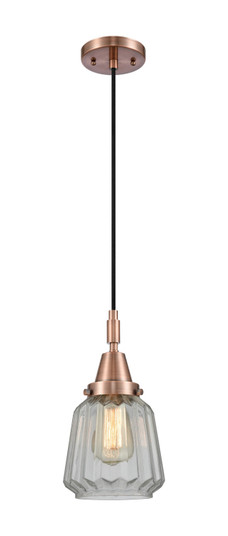Caden One Light Pendant in Antique Copper (405|447-1P-AC-G142)