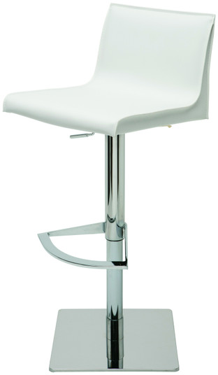 Colter Adjustable Stool in White (325|HGAR279)