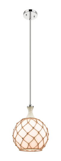 Ballston One Light Pendant in Polished Nickel (405|415-1SR-PN-G121-10RB)