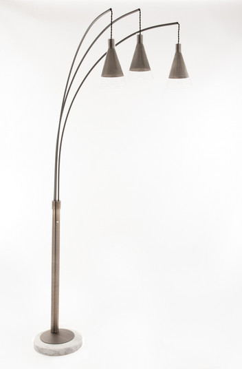 Arc Lamp in Matte Black/Antique Nickel (199|2311019)