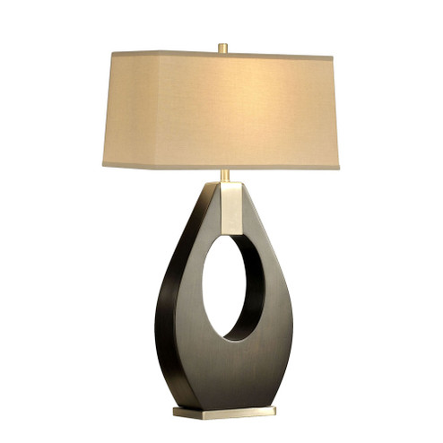 Pearson Table Lamp in Pecan/Brushed Nickel (199|10394)