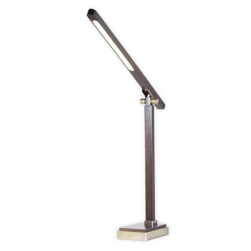 LED Table Lamp in Weathered Brass/Pecan (199|1011178PC)