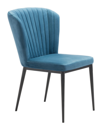 Tolivere Dining Chair in Blue, Black (339|101102)