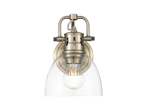 Duncan One Light Vanity in Aged Brass (62|3602-BA1 AB-CLR)