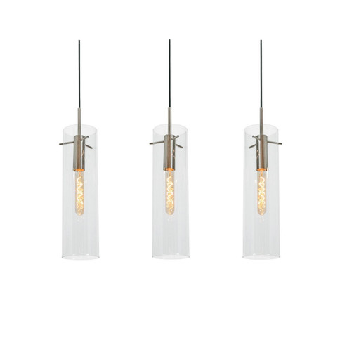 Vista Three Light Linear Pendant in Light Antique Brass (162|VSAP05MBSNLNR3)