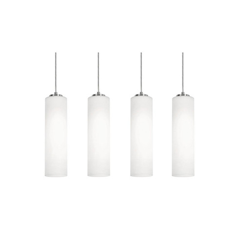 Leo Four Light Linear Pendant in Satin Nickel (162|LEOP0412MBSNLNR4) Leo Four Light Linear Pendant in Satin Nickel (162|LEOP0412MBSNLNR4)