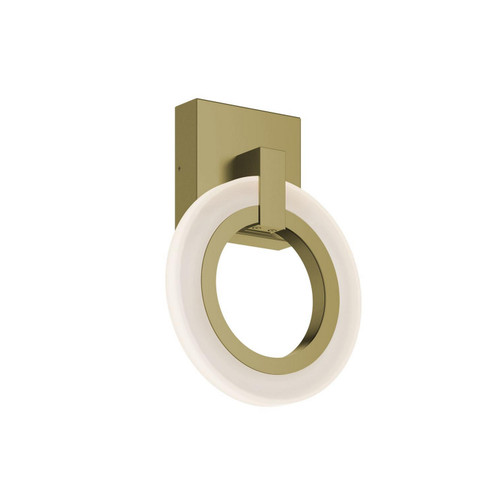 Halo LED Wall Sconce in Light Antique Brass (162|HLOS0811LAJUDLB)