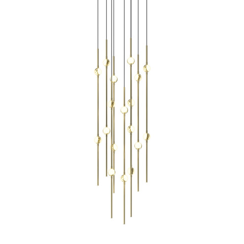 Constellation LED Pendant in Satin Brass (69|2012.38W-27)