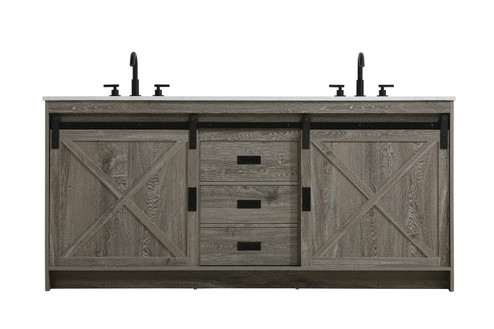 Austin Bathroom Vanity in Rustic Grey (173|VF90572DRG)