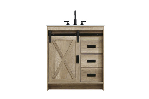 Austin Bathroom Vanity in Natural Oak (173|VF90530NT)
