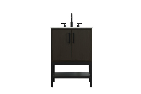 Lennox Bathroom Vanity in Mocha Brown (173|VF60724MMB)