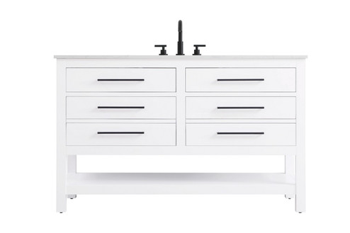 Karson Bathroom Vanity in White (173|VF60554WH)
