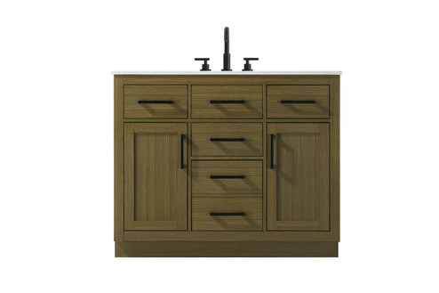 Alden Bathroom Vanity in Chestnut Brown (173|VF29742MCB)