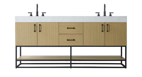 Caroline Bathroom Vanity in Honey Brown (173|VF29272DMHB)