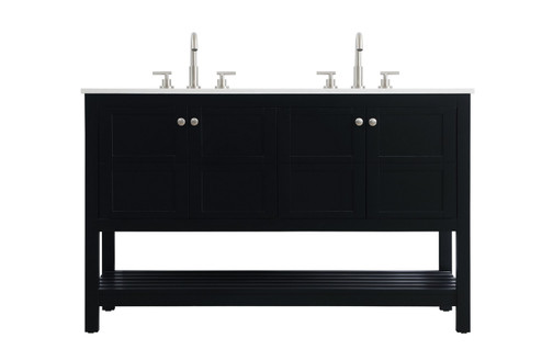 Theo Bathroom Vanity in black (173|VF16454DBK)