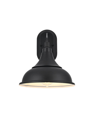 Elian One Light Outdoor Wall Sconce in Black (173|OD804W14BK)