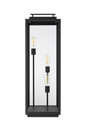 Valentin Three Light Outdoor Lawn Light in Black (173|OD418L36BK)