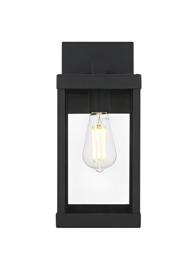 Peter One Light Outdoor Wall Sconce in Black (173|OD413W14BK)