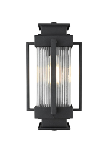 Harlan One Light Outdoor Wall Sconce in Black (173|OD341W14BK)