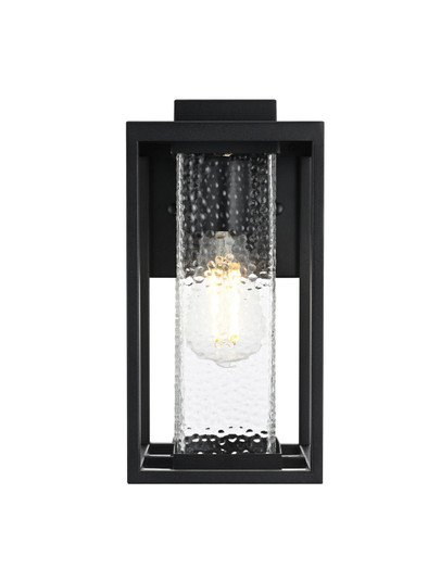 Philip One Light Outdoor Wall Sconce in Black (173|OD307W12BK)