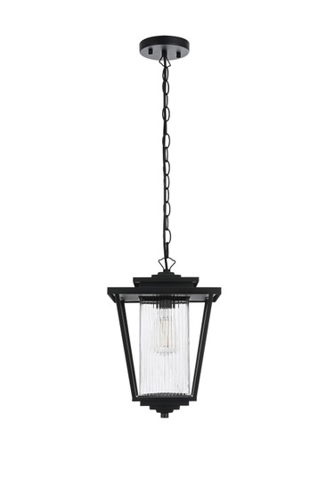 York One Light Outdoor Pendant in Black (173|OD305H15BK)