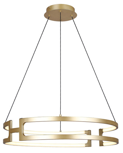 Bettony One Light Chandelier in Gold (387|LCH278A24PGD)