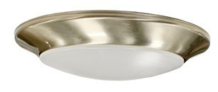 Led Round LED Disk Light in Brushed Nickel (387|DL6151BN)
