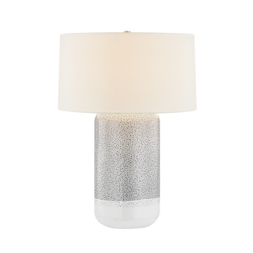 Washingtonville One Light Table Lamp in Aged Brass/Ceramic Blue Shore (70|L8931-AGB/CBS)