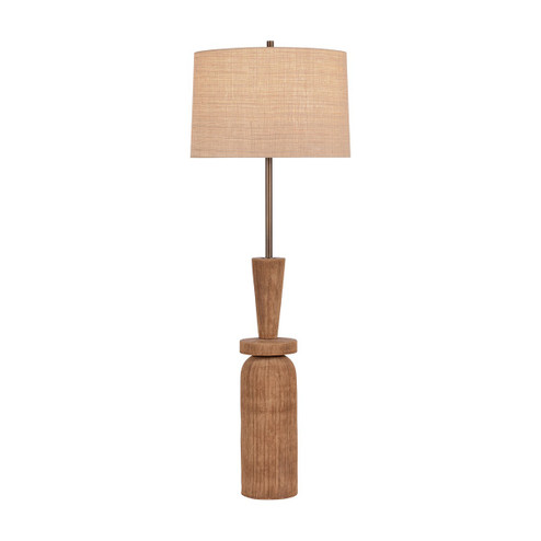 Kinloch One Light Floor Lamp in Bronze Leaf/Ceramic Ash Brown (70|L1164-BRL/CAB)