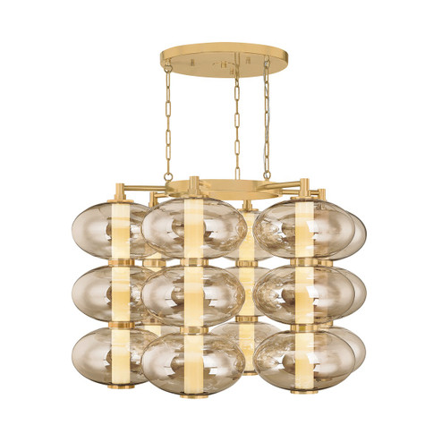 Toulouse LED Chandelier in Vintage Brass (68|504-42-VB)