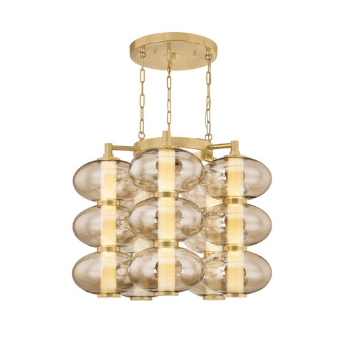 Toulouse LED Chandelier in Vintage Brass (68|504-31-VB)