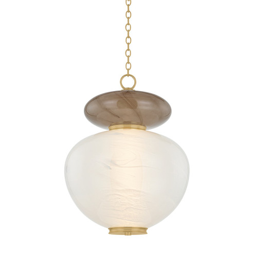 Syros LED Pendant in Vintage Brass (68|498-19-VB)