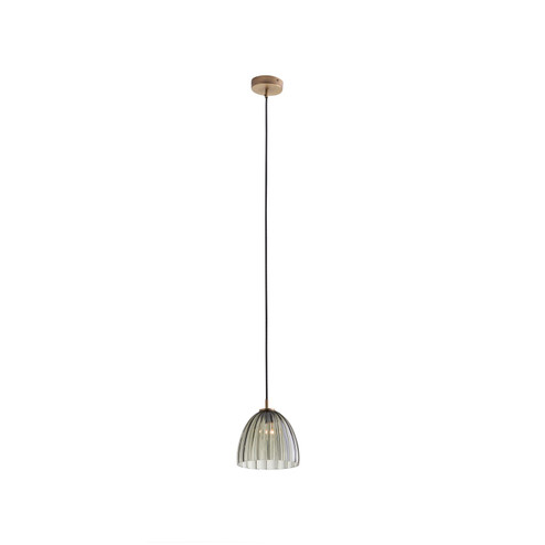 Italia One Light Pendant in Black (460|67520)