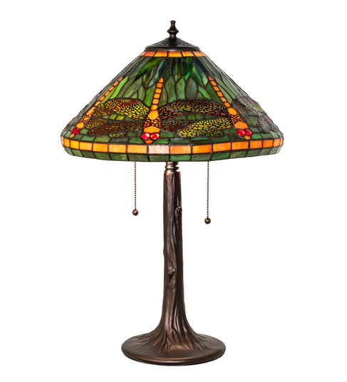 Tiffany Dragonfly Two Light Table Lamp (57|284914)