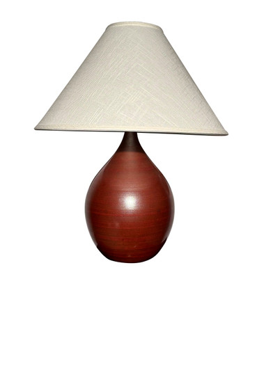 Scatchard One Light Table Lamp in Iron Red (30|GS900-IR)