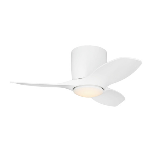 Titus 32 Hugger LED 32''Ceiling Fan in Matte White (1|3TTHR32RZWD)