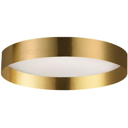 Carmen LED Flush Mount in Aged Brass (216|CMN-1522LEDFH-AGB)