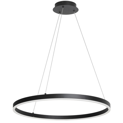 Circulo LED Chandelier in Matte Black (216|CIR-2434C-5CCT-MB)