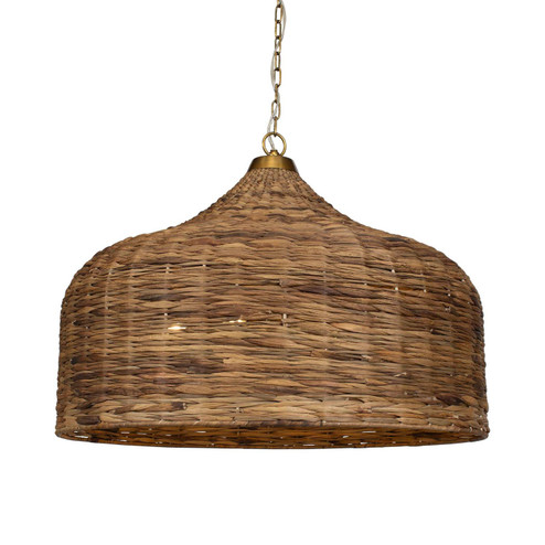 Tauranga Five Light Pendant in Antique Brass (52|21616)