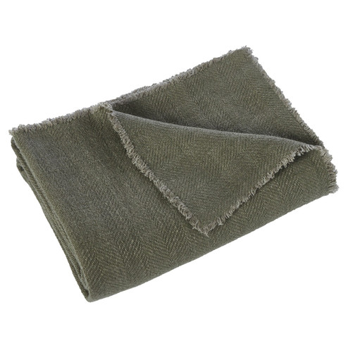 Vernier Blanket in Dark Green (443|THR1014)