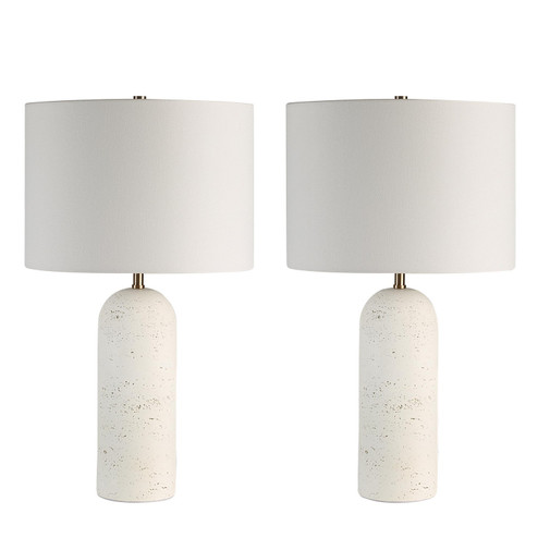 Dorato Two Light Table Lamp in Off-White (443|LPT1291-SET2)
