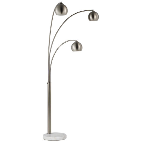 Aguillard Three Light Floor Lamp in Brushed Nickel (443|LPF3161)